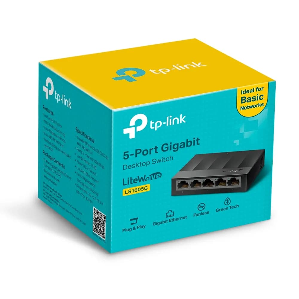 سوئیچ 5 پورت گیگابیتی تی‌پی‌لینک LS1005G