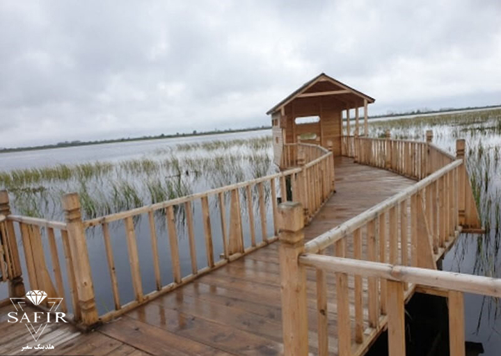 معرفی تالاب امیر کلایه در لاهیجان